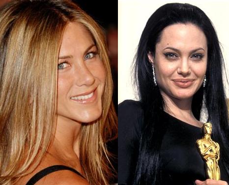 Jennifer Aniston and Angelina Jolie are reportedly sharpening their claws 