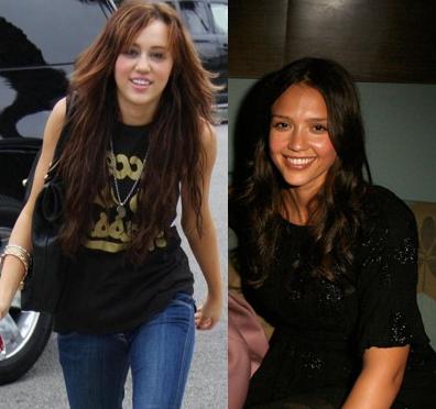 Miley Cyrus & Jessica Alba Design “Spread the Love” T-shirts