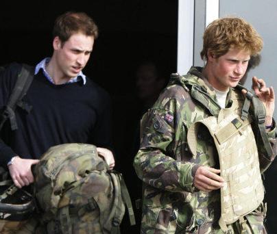 prince harry and prince william. Princes William and Harry are