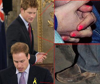 prince william and harry age. Prince Harry#39;s Pink Nails