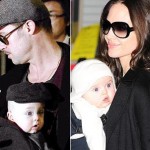 Brangelina Show Off Twins In Japan
