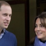 Duchess Kate Holds Small Bouquet Before She Leaves London Hospital With Prince William