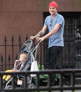 Heath Ledger With Daughter Matilda