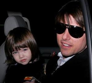 Suri Cruise and Tom Cruise