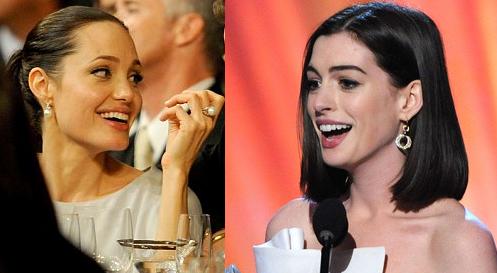 Angelina Jolie And Anne Hathaway 