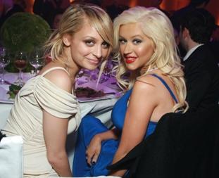 Nicole Richie & Christina Aguilera