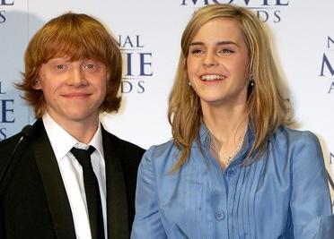 Rupert Grint and Emma Watson