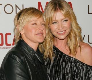 Ellen DeGeneres & Portia de Rossi 