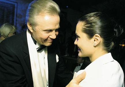 Jon Voight and Angelina Jolie