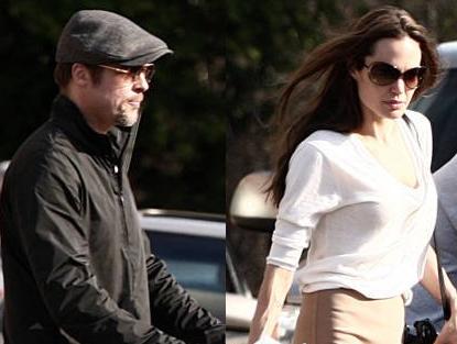 Brad Pitt and angelina Jolie