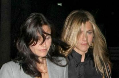 Courteney Cox and Jennifer Aniston