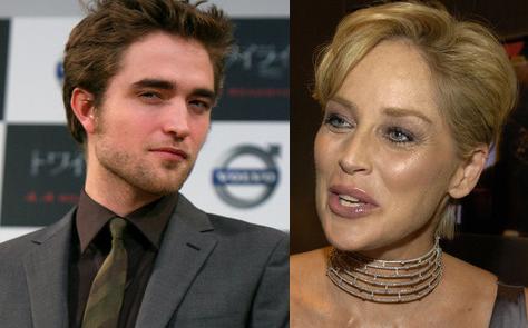 Robert Pattinson & Sharon Stone 