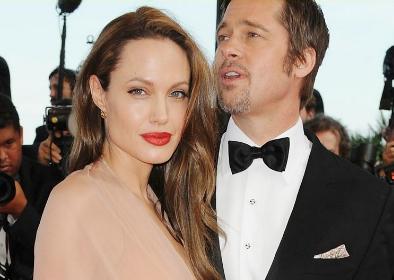 Angelina Jolie and Brad Pitt 