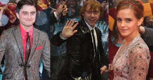 Daniel Radcliffe, Rupert Grint, Emma Watson