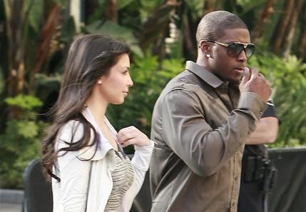 Kim Kardashian and Reggie Bush