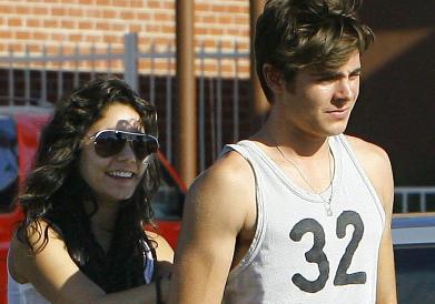 Vanessa Hudgens and Zac Efron