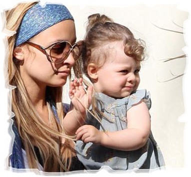 Nicole Richie and Harlow