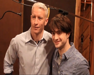 Anderson Cooper and Daniel Radcliffe