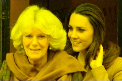 Camilla Bowles-Parker and Kate Middleton