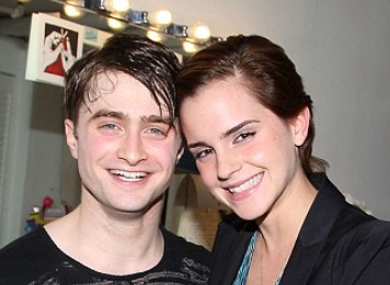 Daniel Radcliffe and Emma Watson 