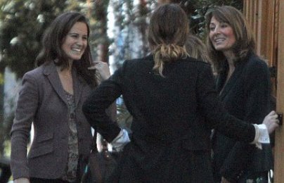 Pippa Middleton, Alice Temperley and Carole Middleton