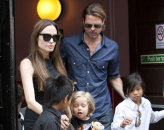 Angelina Jolie and Brad Pitt