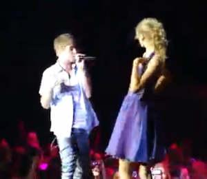 Justin Bieber and Taylor Swift