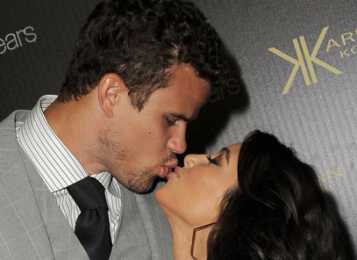 Kris Humphries and Kim Kardashian