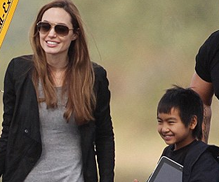 Angelina Jolie and Maddox