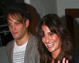 Theo Stockman and Lea Michele