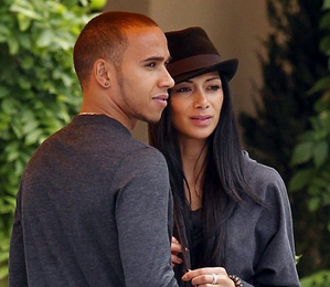 Lewis Hamilton and Nicole Scherzinger 