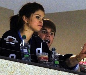 Selena Gomez and Justin Bieber 