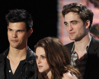 Taylor Lautner, Kristen Stewart and Robert Pattinson