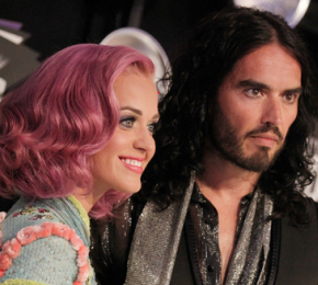 Katy Perry and Russell Brand