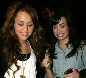 Miley Cyrus and Demi Lovato
