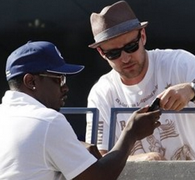 Sean Combs and Justin Timberlake