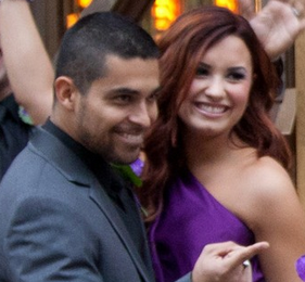 Wilmer Valderrama and Demi Lovato