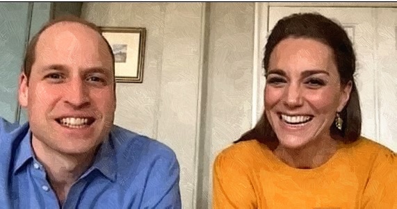 Duchess Kate And Prince William Made A Video Call To The Kids of Key Workers In Front line Service